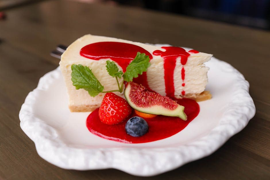 Chef Renés Key Lime Stack med bringebærkrem