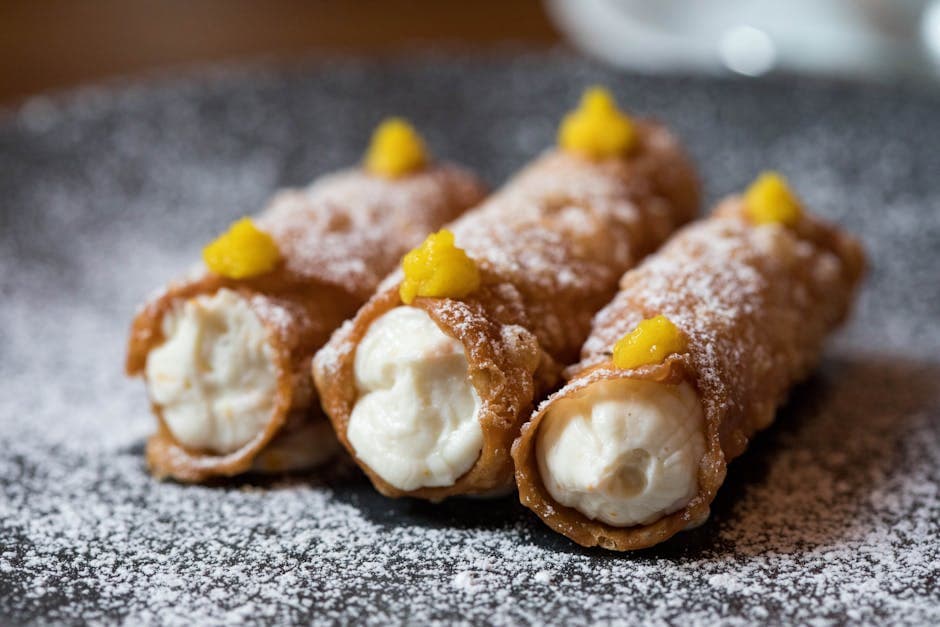 Klassiske sicilianske cannoli