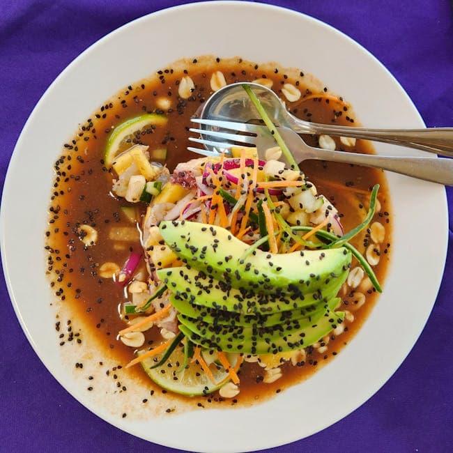 Frisk mini ceviche med tilapia