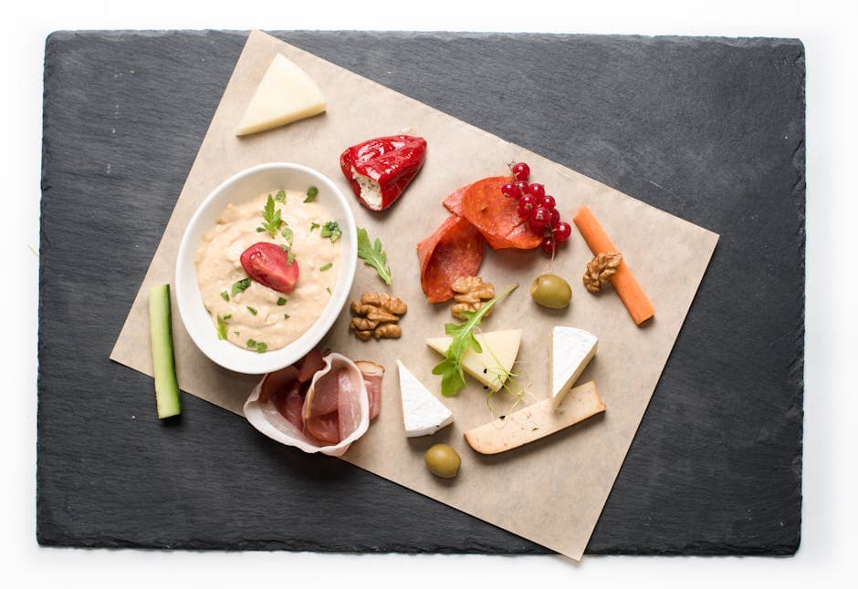 Artisjokk-, ost- og olivenantipasto