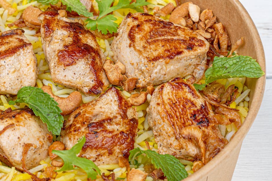 Sitron- og spisskummenkylling med myntepesto