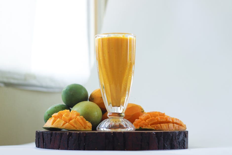 Mango-ingefær-smoothie