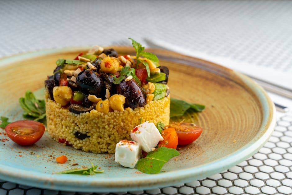 Couscous med tomat og ost