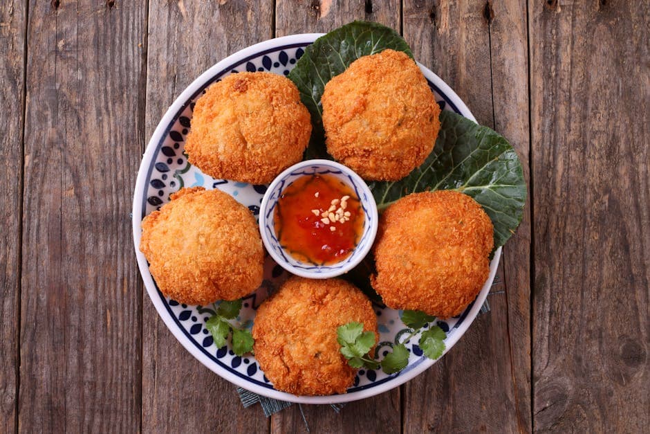 Carolina fiskekaker med torsk