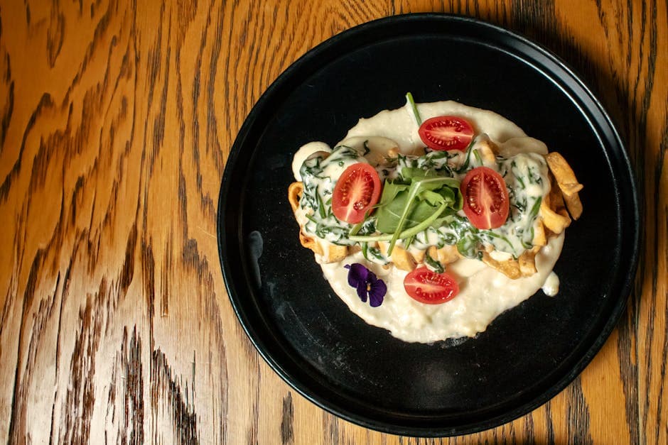 Grillet pizzetta med ricotta, pølse, ruccola og chiliolje