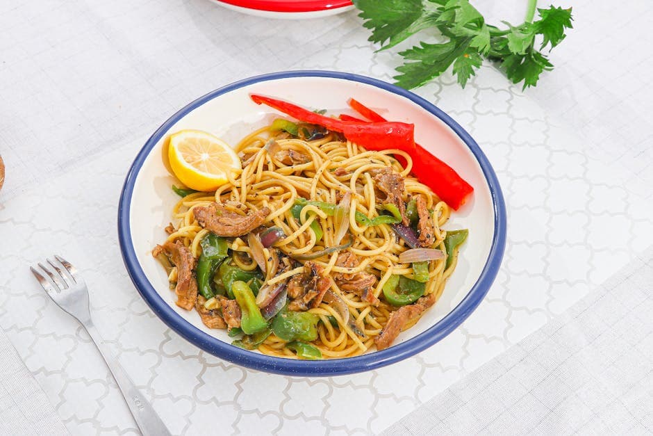 Frisk sitron- og pepperpasta (Capellini)