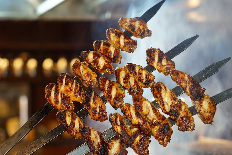 Malaysiske grillede kyllingvinger