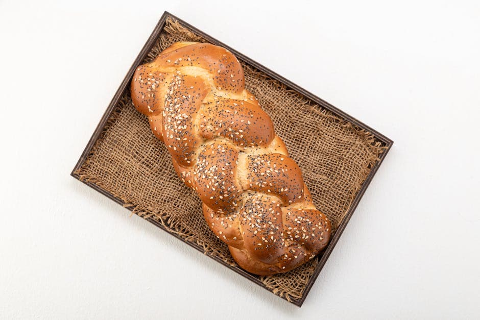 Dekadent flettet challah-brød