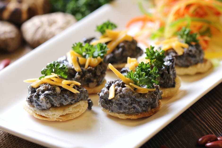 Kremet østerspai med kjeks