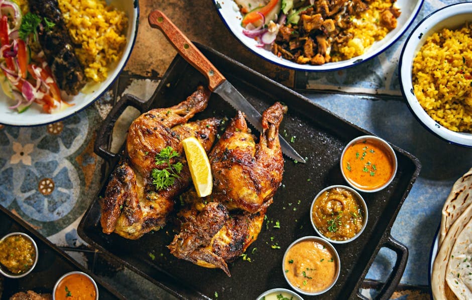 Grillet gresk kylling med sitron og oregano