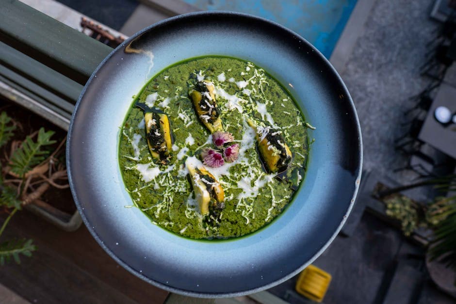 Kremet spinat med kokos og chili