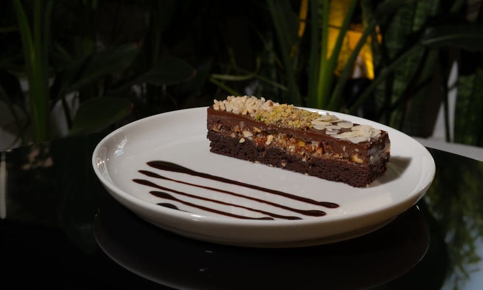 Sjokoladekake med amaretti og mandler