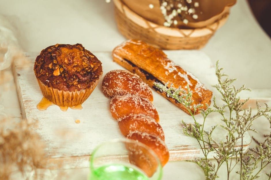 Aprikosmuffins med mandelessens