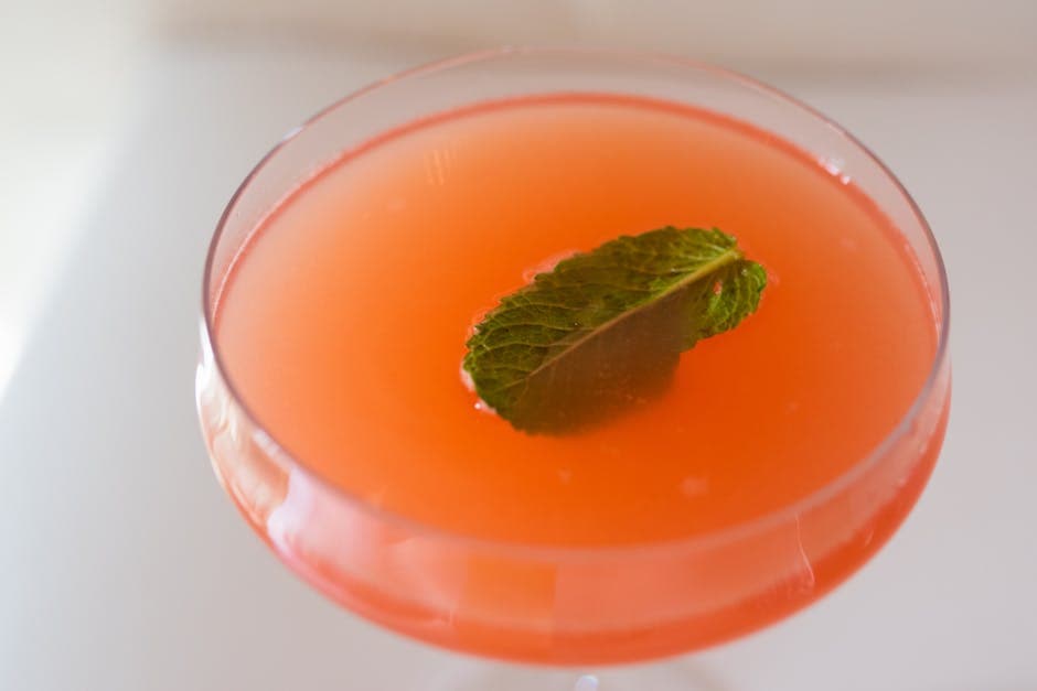 Rumbarb cocktail med rabarbra og ingefær