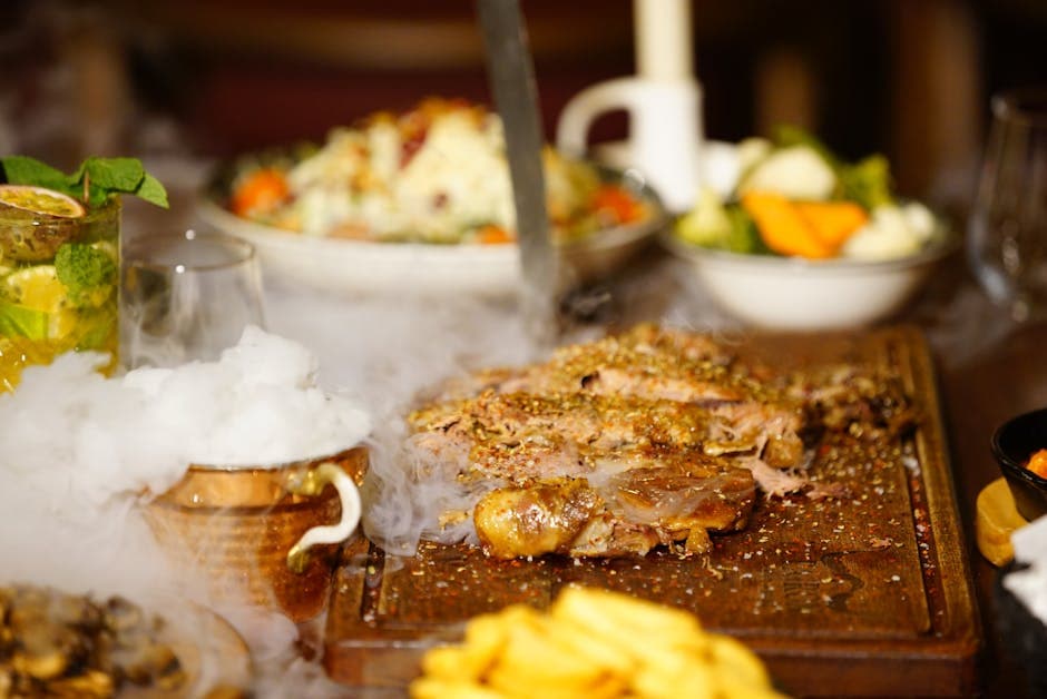 Yoghurt- og myntemarinert grillet lammelår