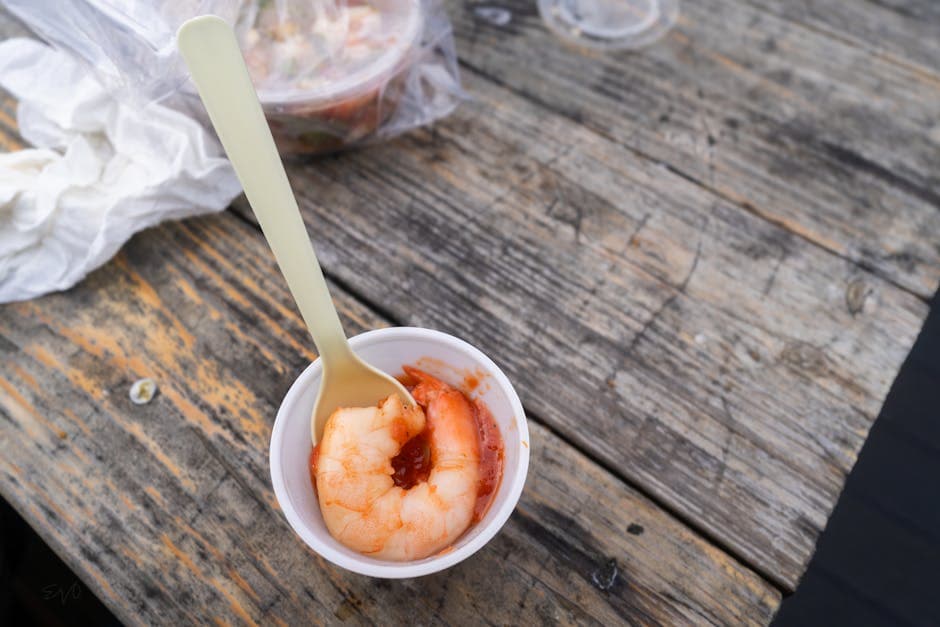 Urte- og pepperrotsaus til reker