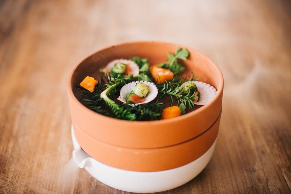 Skalldyrposolegryte med blå maisbrød og chilismør