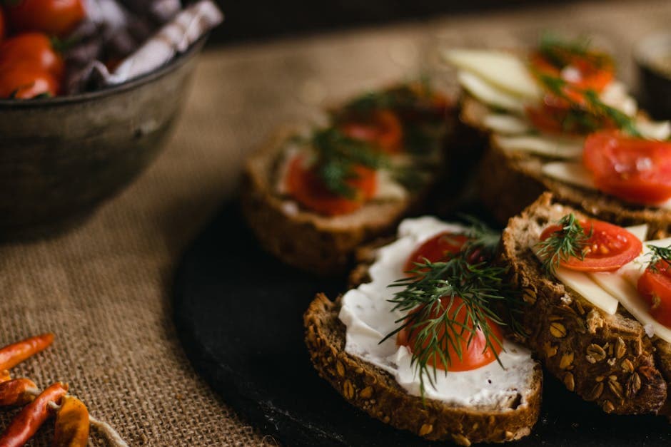 Dillbrød med cottage cheese