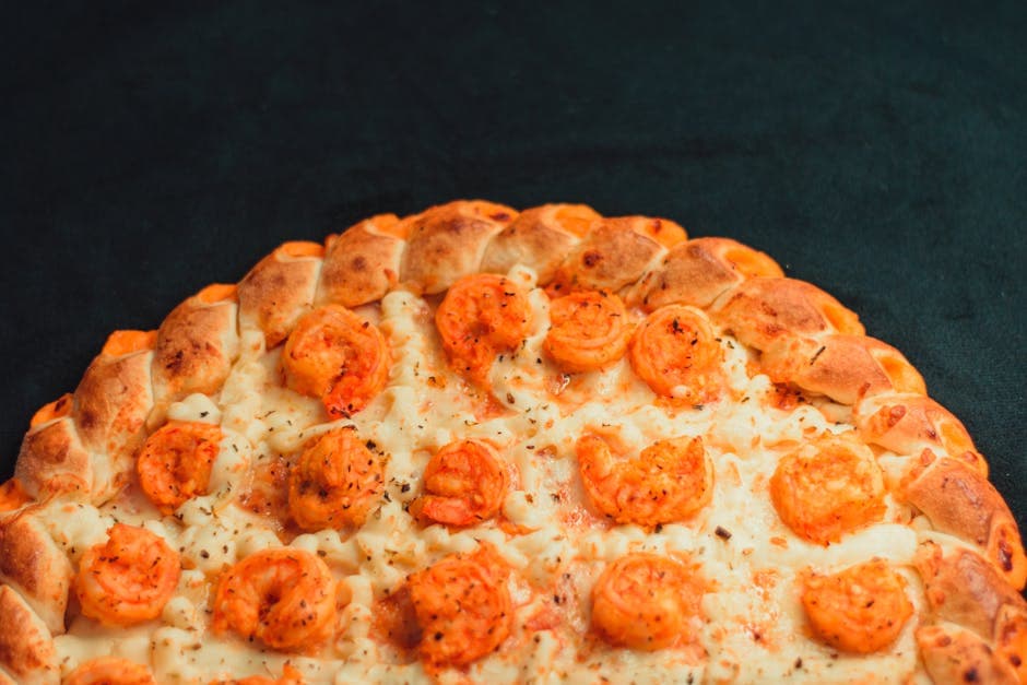 New Orleans-rekerpizza med cajunkrydder