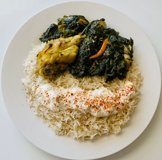 Grønn ris (Arroz Verde)