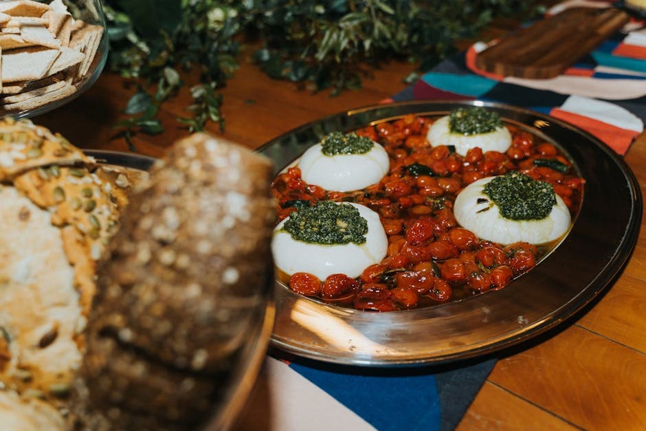 Frisk tomatpesto med basilikum