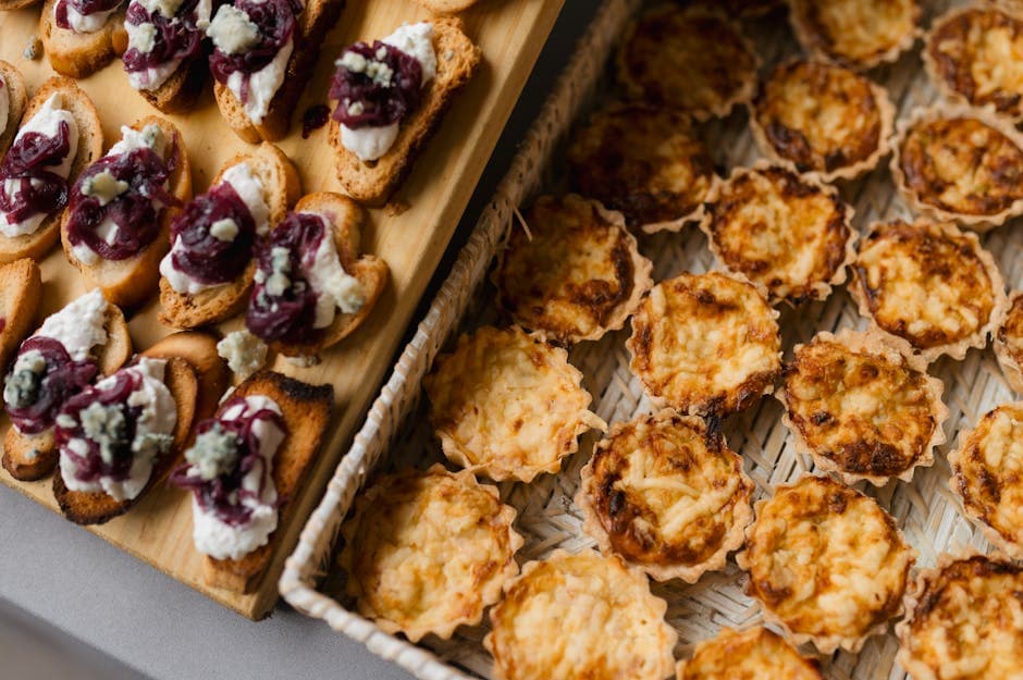 Crostini med sopp, druer og mascarpone