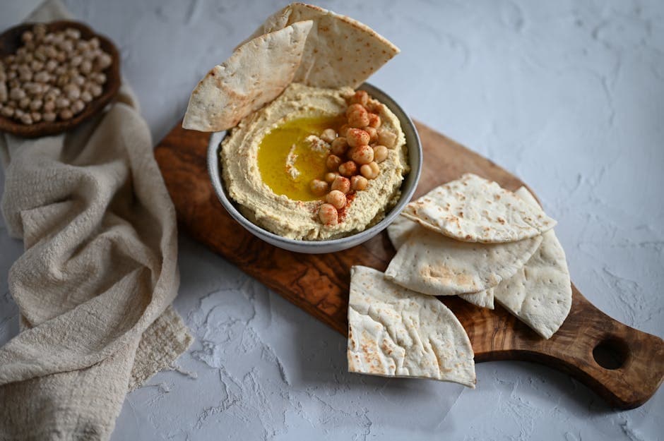 Hummus-Masbacha med Tehina