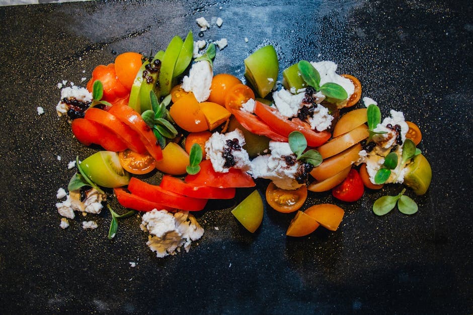 Marinerte cherrytomater med ruccola og parmesan