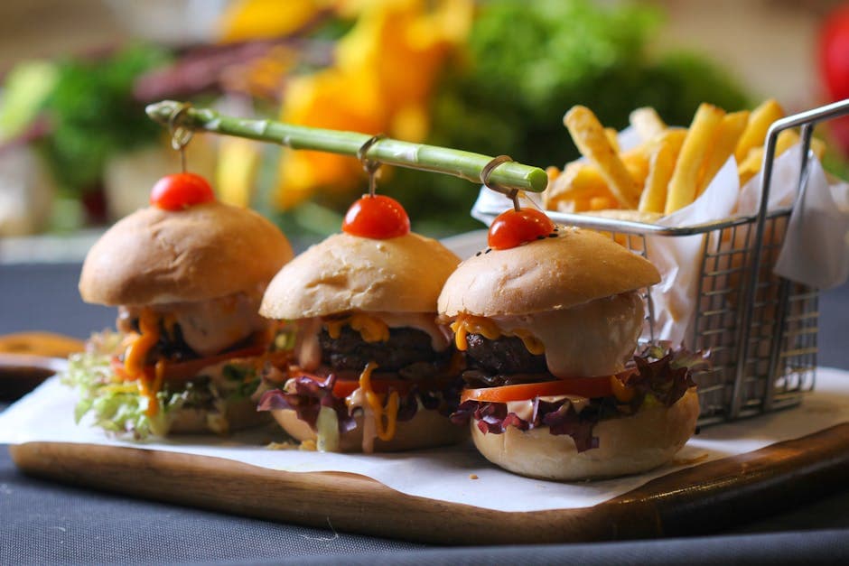 Triple Sliders med tre oster