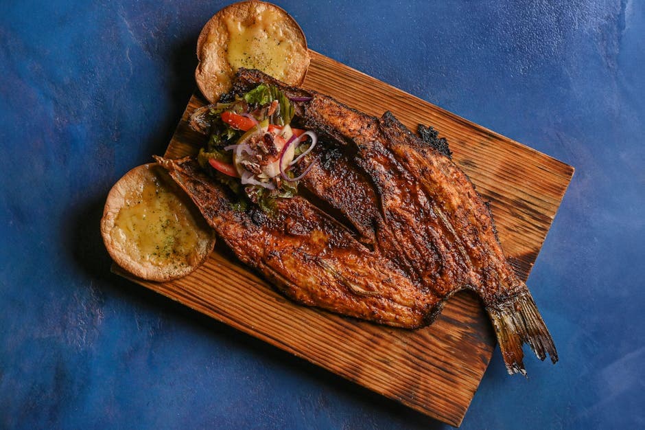 Grillet snapperfilet med hvitløk og chili