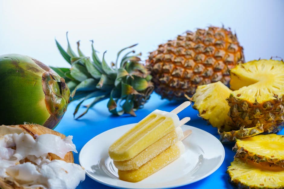 Frosne ananas-snøkoner