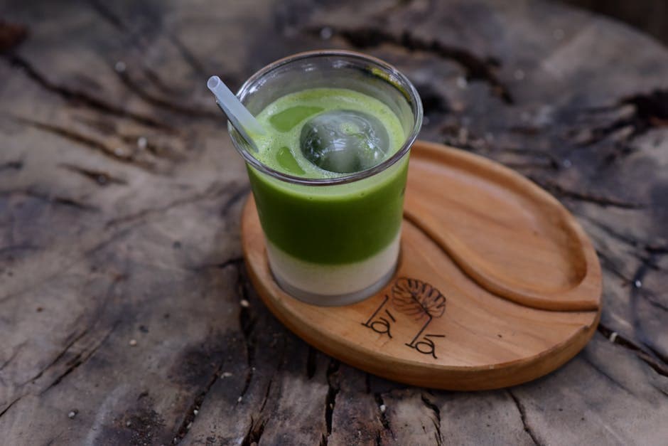 Forfriskende matcha-limonade