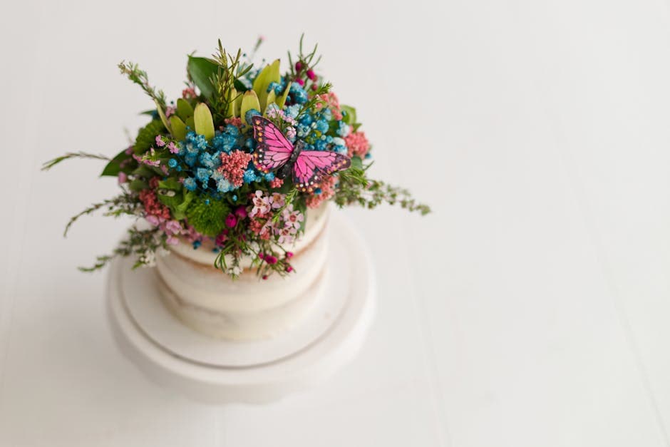 Kreativ blomsterpottekake