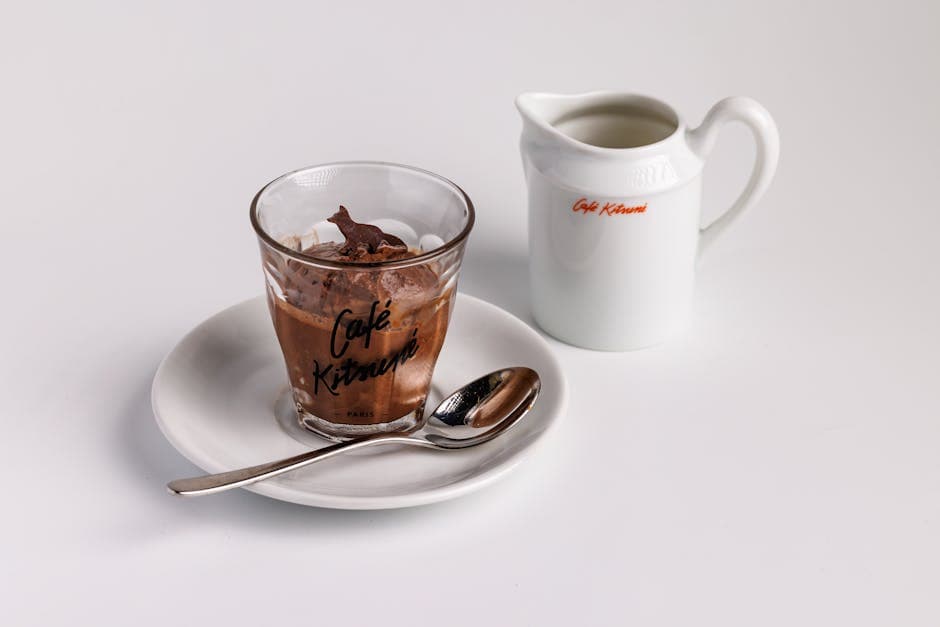 Minty Mocha Affogato med sjokoladelikør