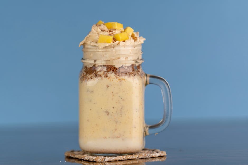 Mango-, kokos- og chia-smoothie