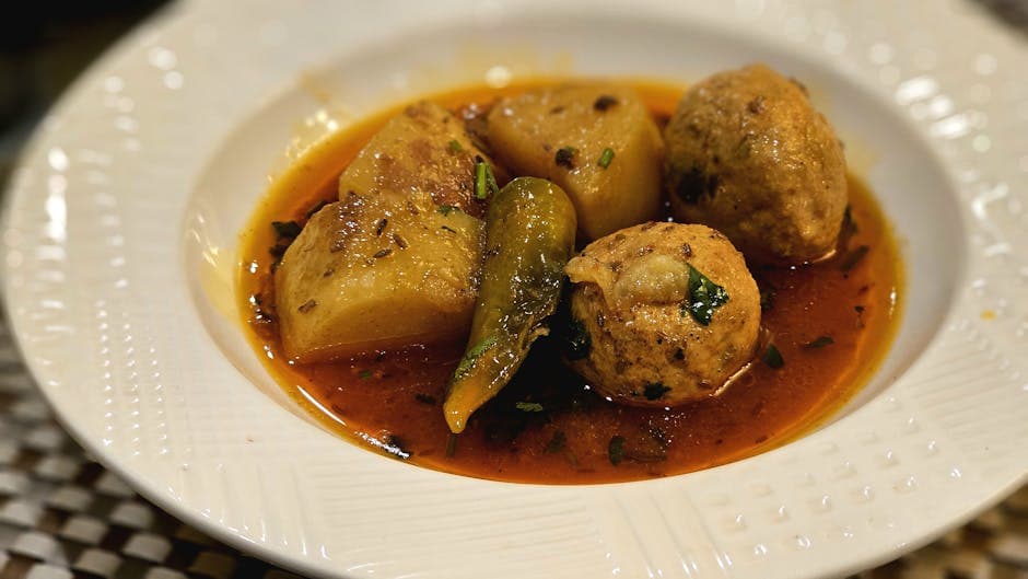 Enkel saus til potetball