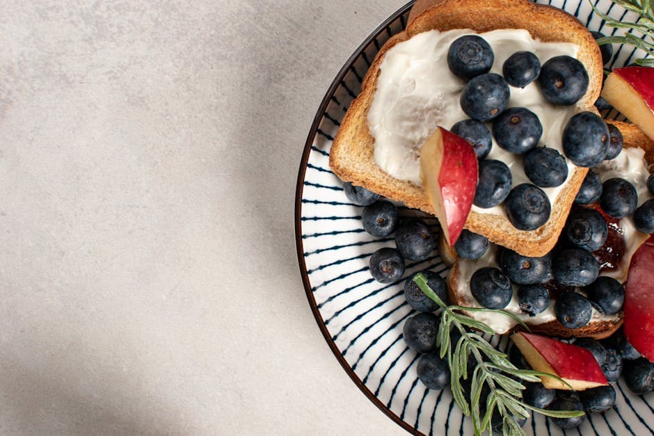 Fylte franske toast med epler og kremost