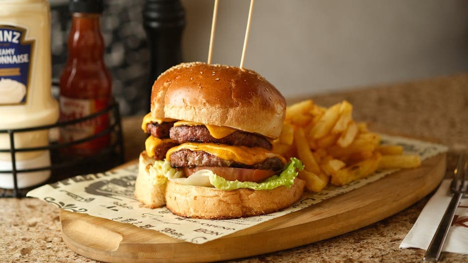 Grillet kalkunburger med søt peppermayo