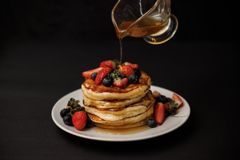 Vanilje- og lønnesirupssaus