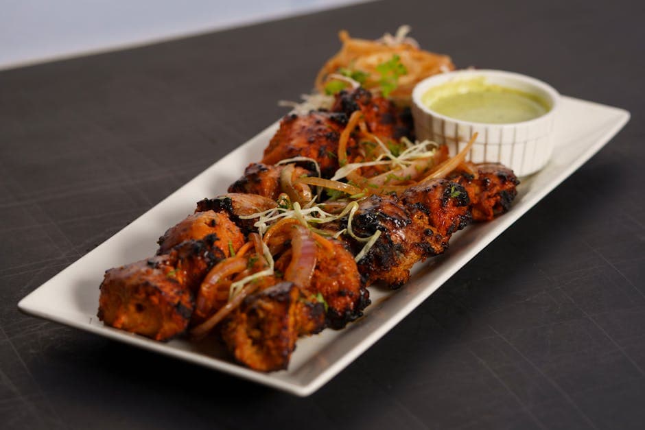 Tandoori Murghi (grillede kyllingspyd)