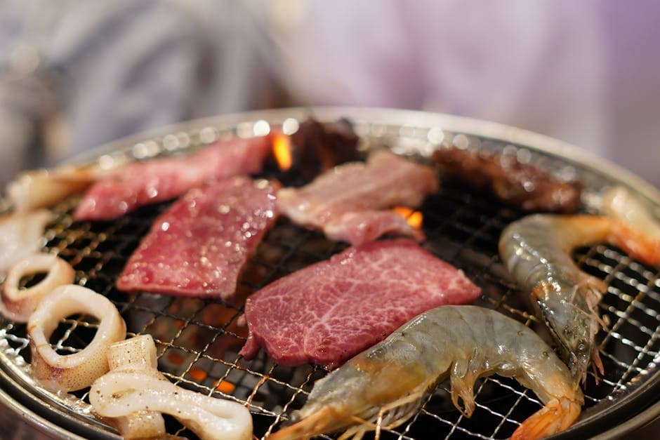 Japansk grillfest: Yakitori, biff og sesamstekt tunfisk