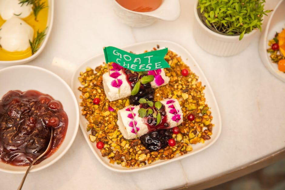 Geitostlogg med fiken og pepitas