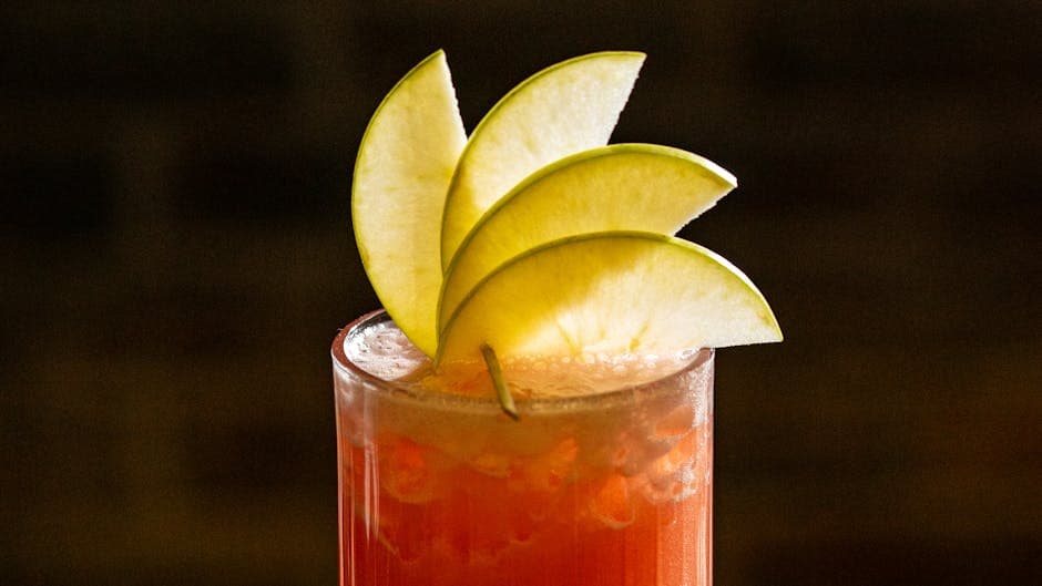 Big Apple Bubbletini med eple og granateple