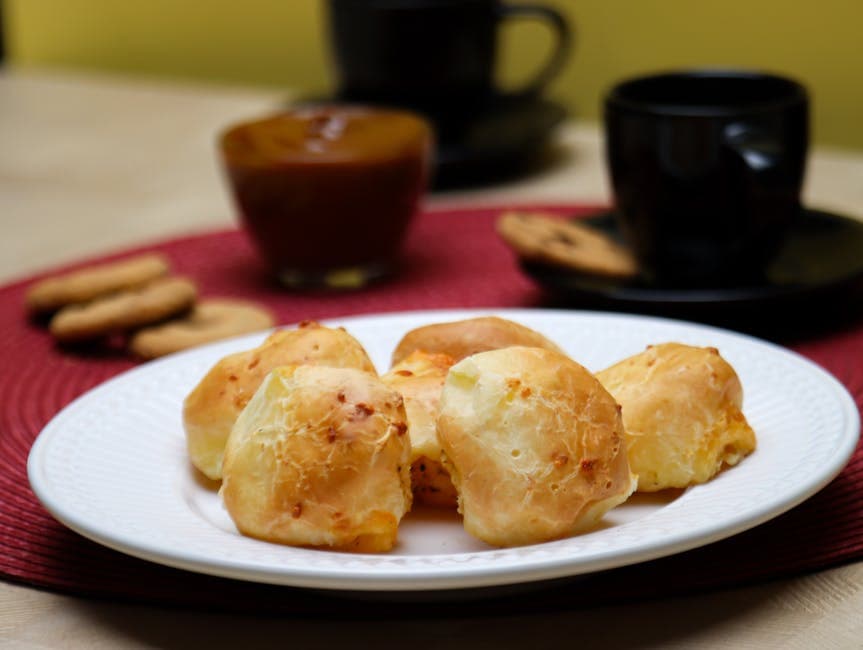 Luftige cheddar-potetbrød