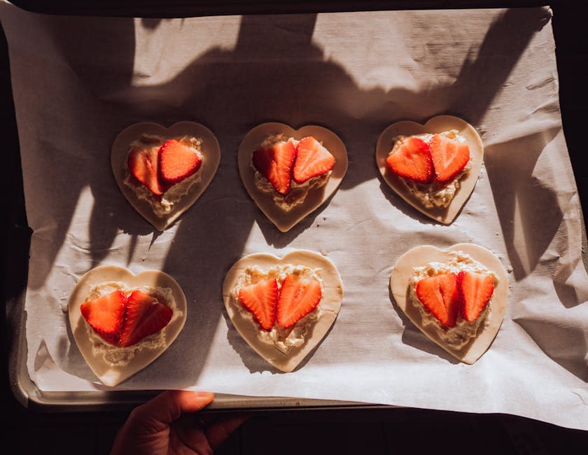 Fruktpagode med sprø wonton og vaniljekrem