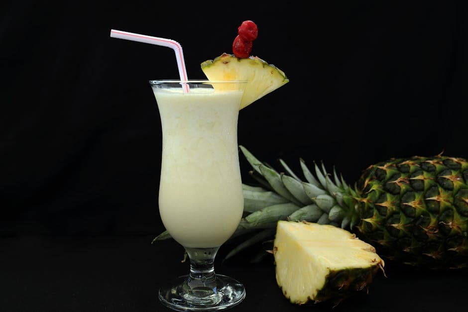 Pina Colada-ispinner med ananas og kokos