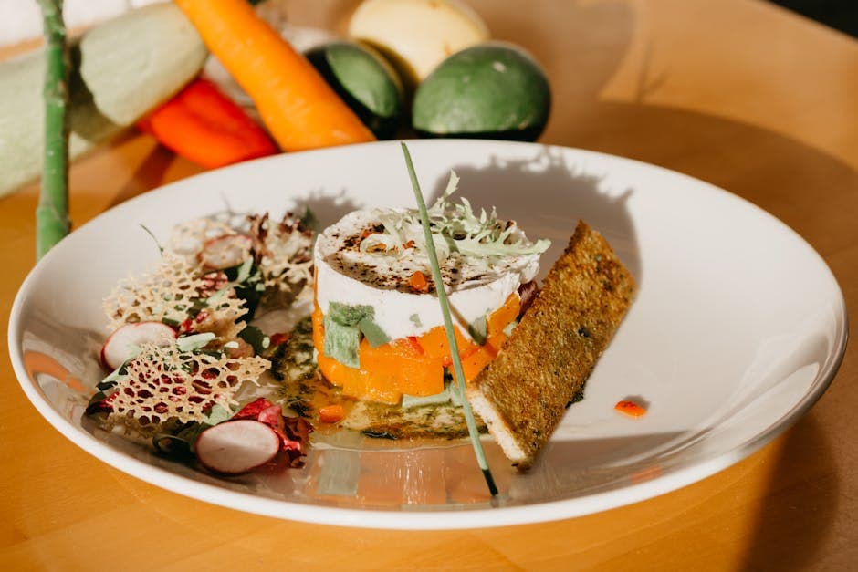 Enkel hummertartar med asparges og ansjosmajones