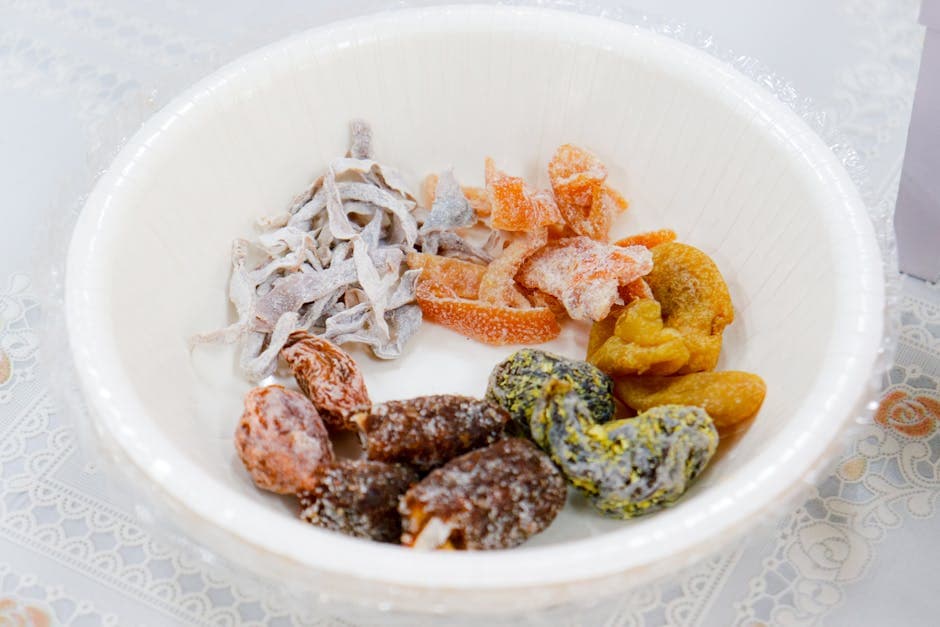 Tørket fruktkompott med sitrus