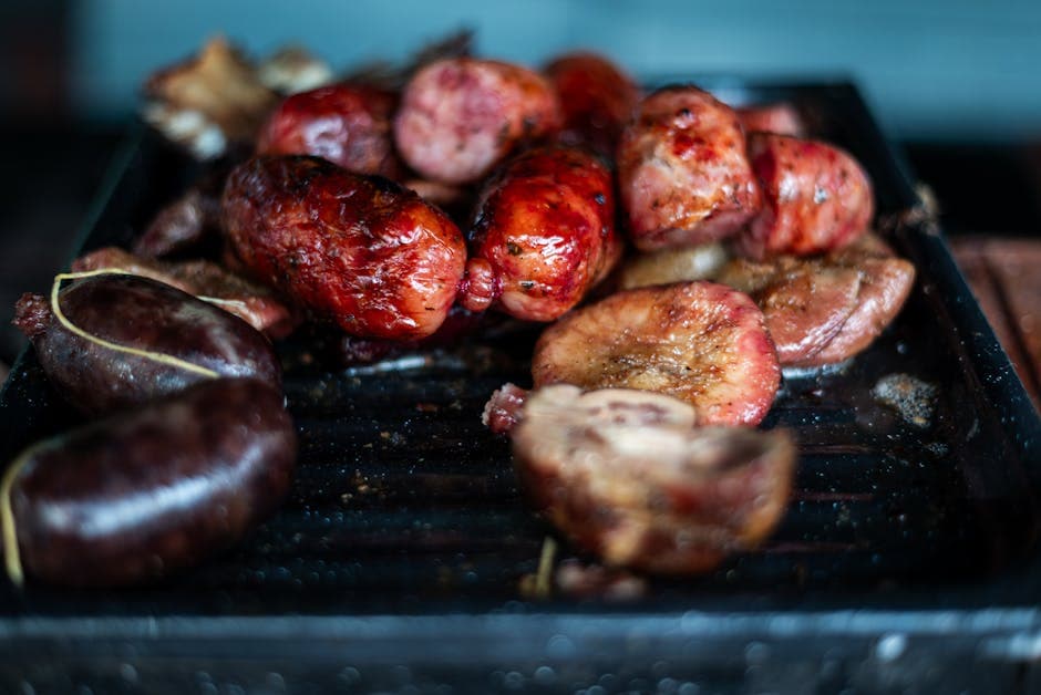 Grillet spansk morcilla blodpølse
