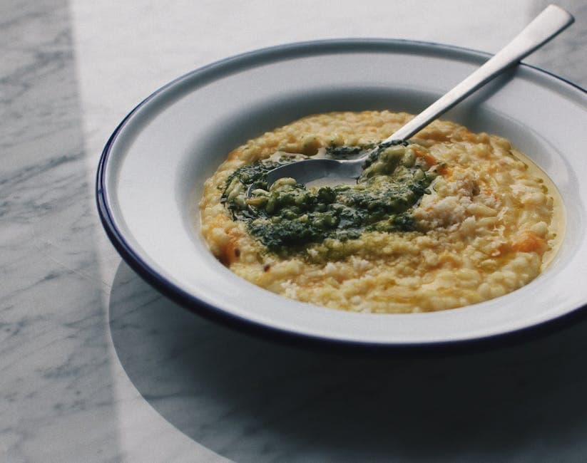 Kremet gresskar- og pancettarisotto